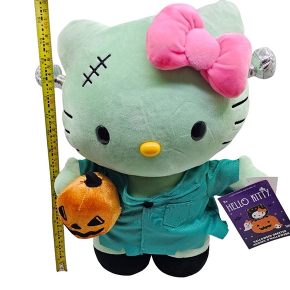 NWT Hello Kitty Halloween Frankenstein Plush - Picture 2 of 5